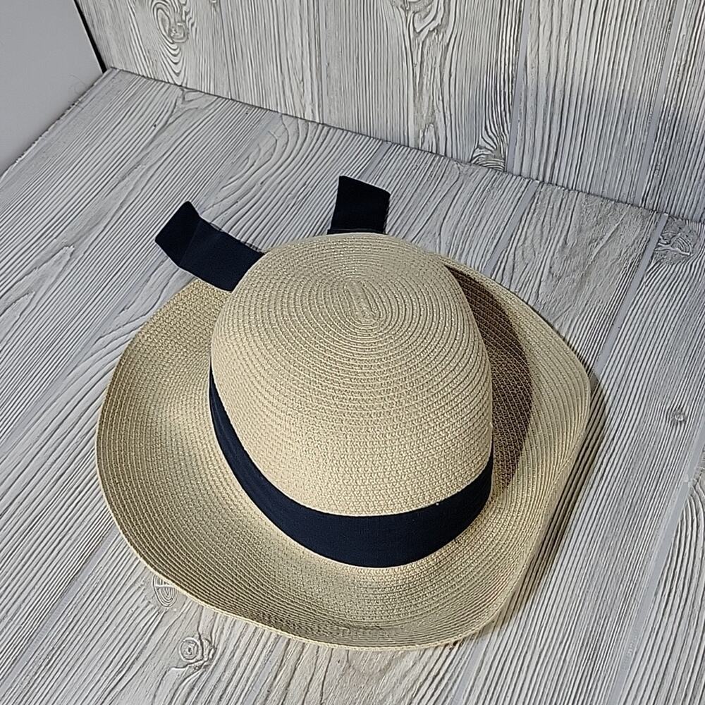 Furtalk Bow Detail Medium Brim Floppy Hat - Picture 8 of 8